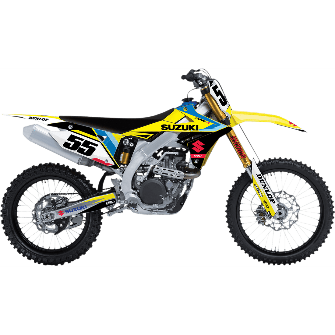 FACTORY EFFEX EVO 17 Graphic Kit Suzuki RM-Z 250