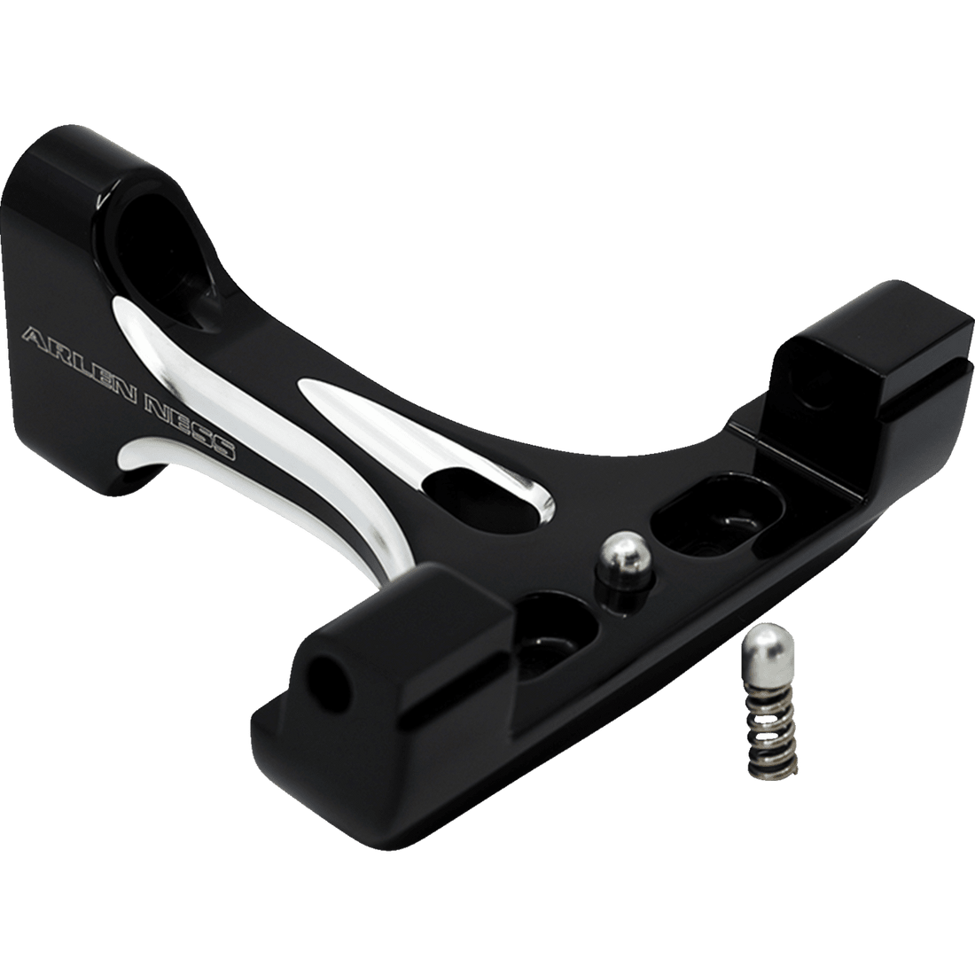 ARLEN NESS Forged Passenger Floorboard Mounts Black 410033