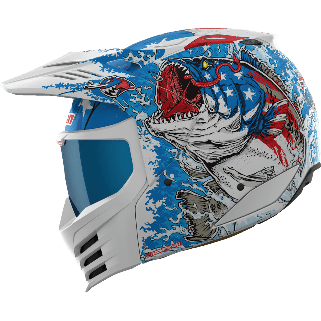 ICON Elsinore™ Helmet American Basstard Blue Small