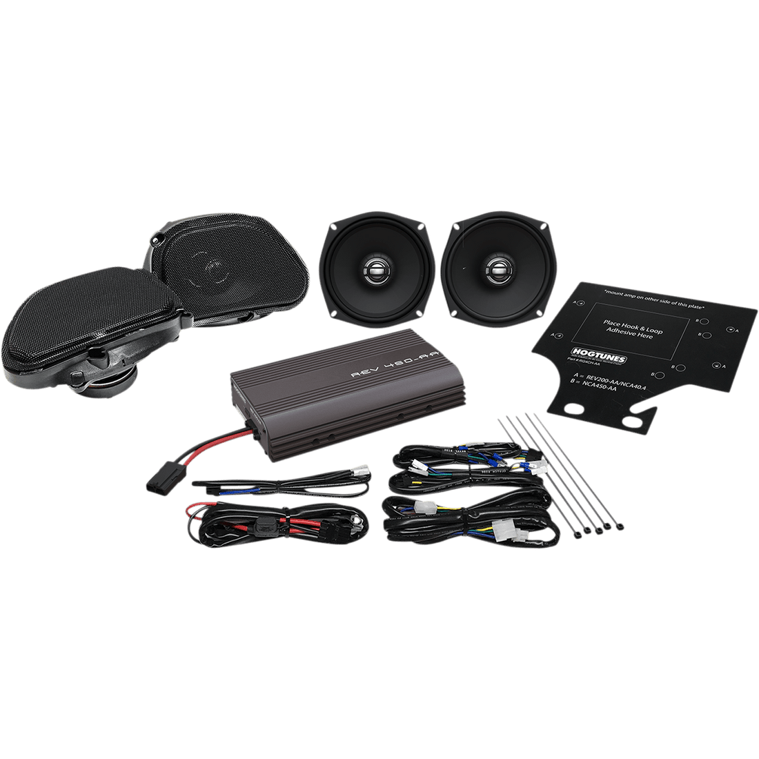 HOGTUNES 200W Amp/Speaker Kit RG REV450RGUKITAA