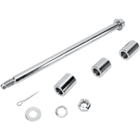 DRAG SPECIALTIES Axle Kit Rear Chrome '00-'05 Dyna