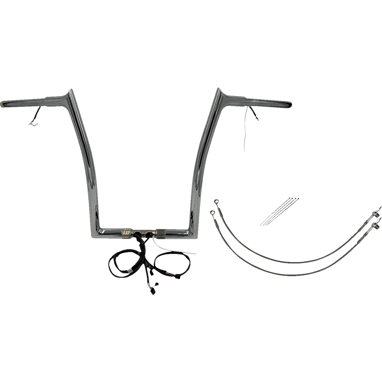 FAT BAGGERS INC. Handlebar Kit Pointed Top 16" Chrome 901916