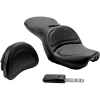 SADDLEMEN Seat Explorer™ With Backrest Stitched Black FXD '04-'05 804040301