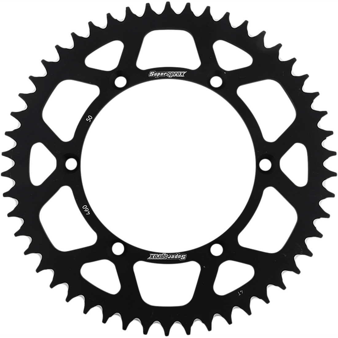 SUPERSPROX Rear Sprocket Black Kawasaki/Suzuki 50 Tooth