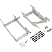 MOOSE RACING Radiator Braces Silver Beta 11400