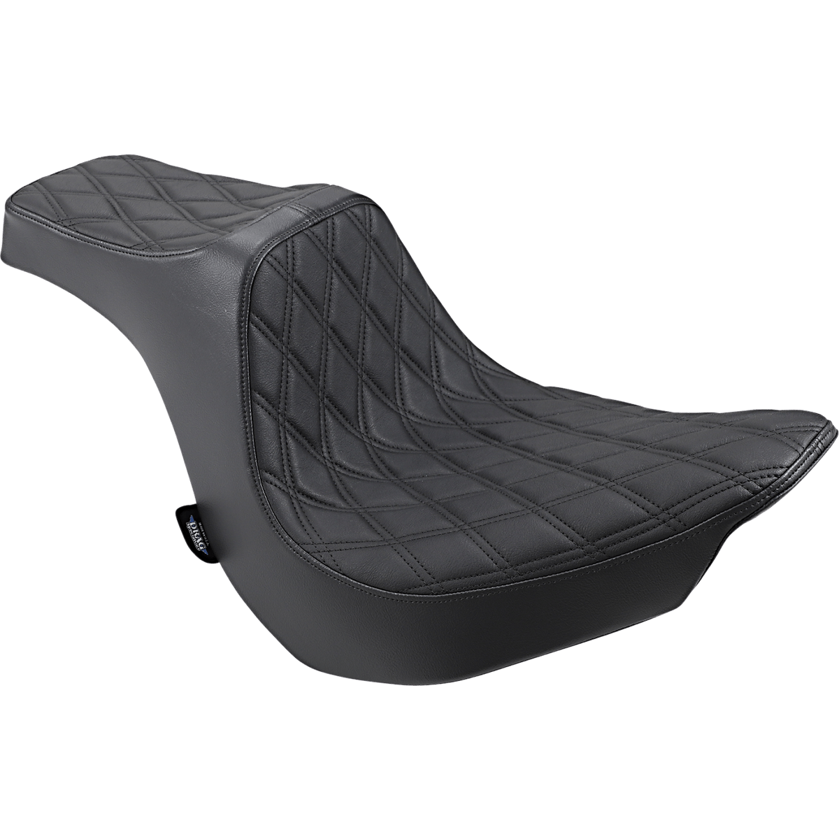 DRAG SPECIALTIES Predator III Seat Double Diamond Black Stitching FLFB/S '18-'22