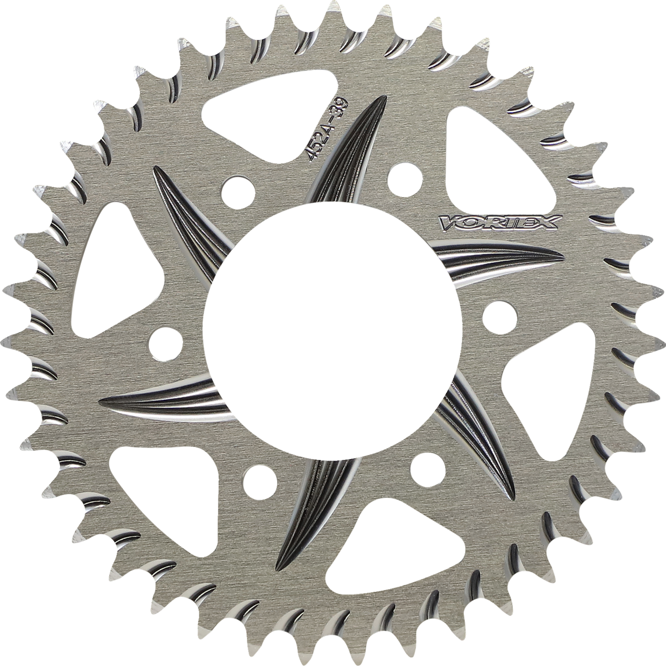 VORTEX Aluminum Sprocket Silver Rear 39 Tooth