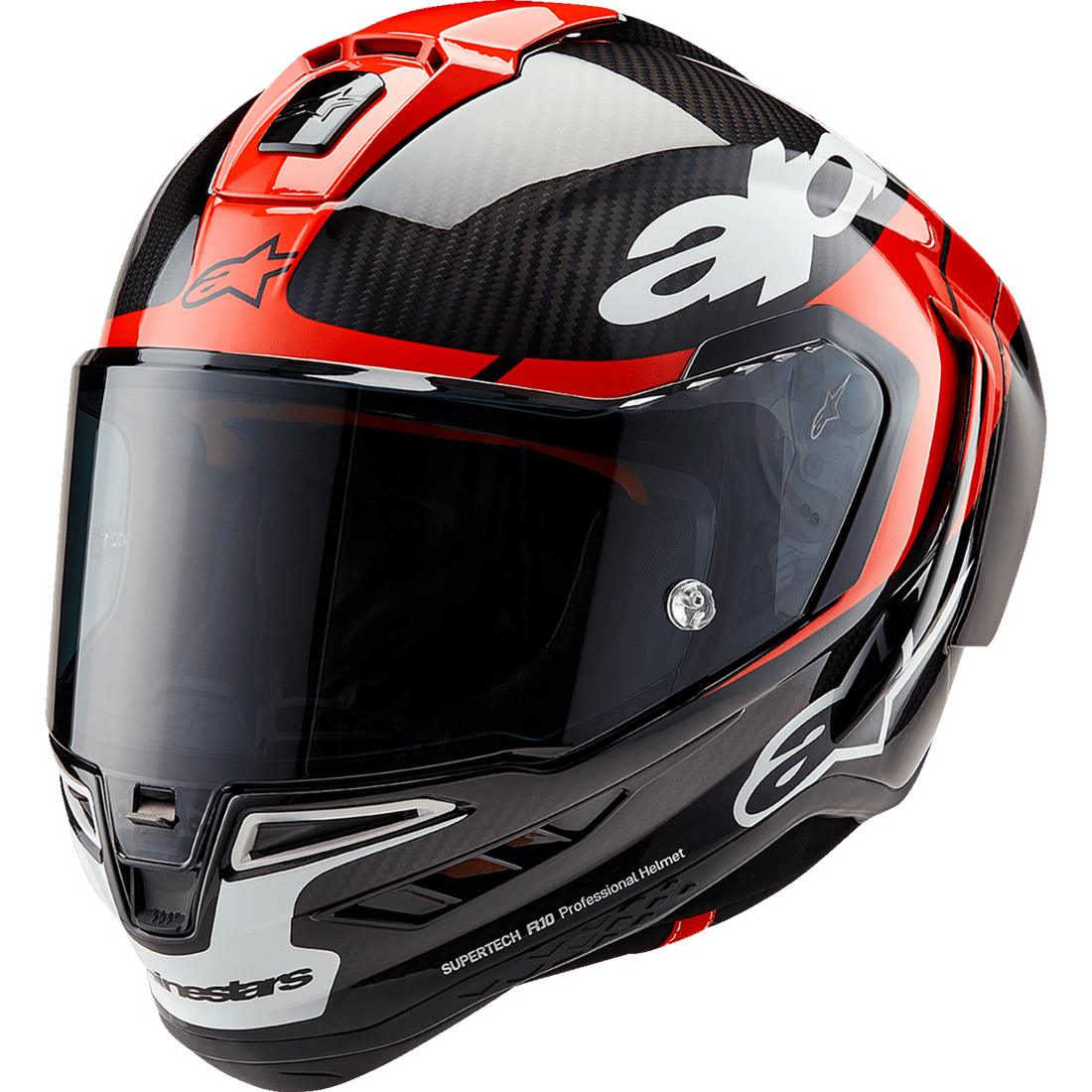 ALPINESTARS Supertech R10 Helmet Element Carbon/Red/White 2XL 82003241363XXL