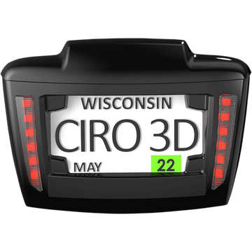 CIRO License Plate Frame '09+ Trike Black