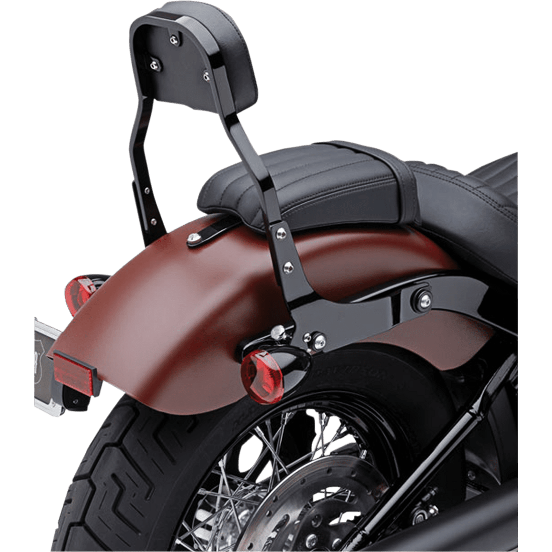 COBRA Backrest Kit 11" Black Dyna 6022024B