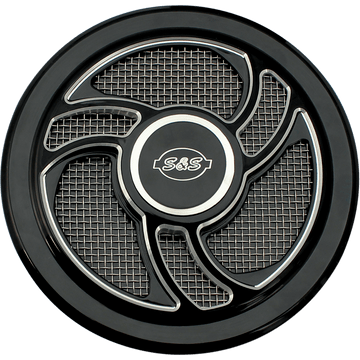 S&S CYCLE Air Cleaner Cover Torker Black 1700206