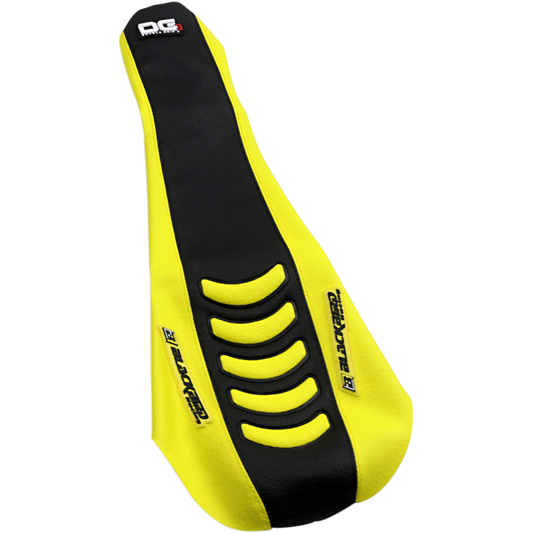 BLACKBIRD RACING Double Grip 3 Seat Cover Black/Yellow Suzuki