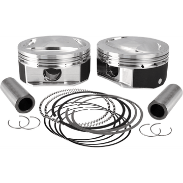 S&S CYCLE High Compression Piston Kit 110" Twin Cam CVO Motor Standard