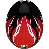 AGV K1 S Helmet Lion Black/Red/White Small 2118394003035S