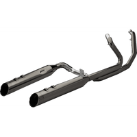 KHROME WERKS 2-into-2 Dominator Exhaust System with 4-1/2" Mufflers Eclipse® with Edge Tip M8