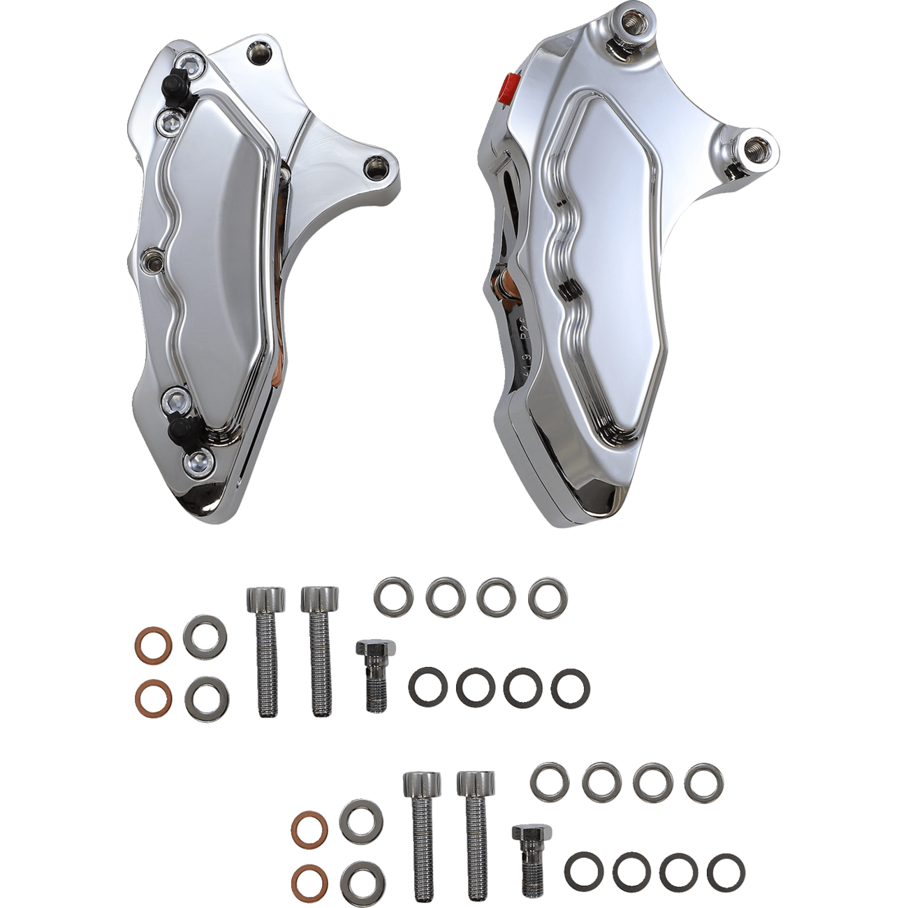 HAWG HALTERS 6-Piston Dual Caliper Chrome 13" FKDDCC6013