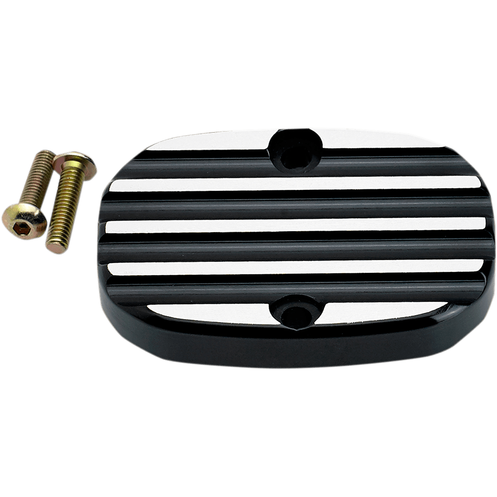 JOKER MACHINE Master Cylinder Cover Finned Black FL