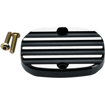 JOKER MACHINE Master Cylinder Cover Finned Black FL