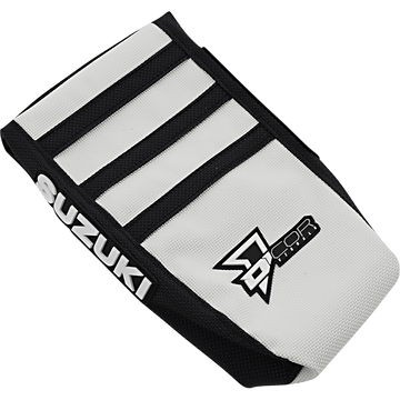 D'COR VISUALS Seat Cover Black/White RMZ250/450 '04-'18