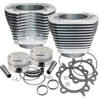 S&S CYCLE 95" Big Bore Cylinder Kit Twin Cam Silver