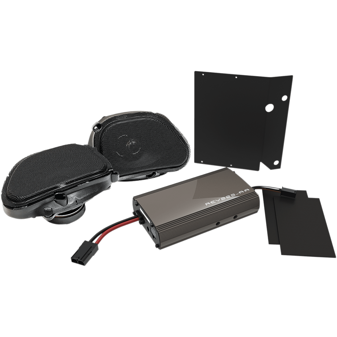 HOGTUNES Front Speaker Kit 225-Watt Amp 225 RG KITAA