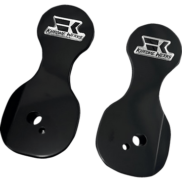 KHROME WERKS Mirror Brackets Drop '14-'22 Batwing Models MB2016KW