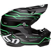 6D HELMETS ATR-2 Helmet Phase Black/Green XS 122844