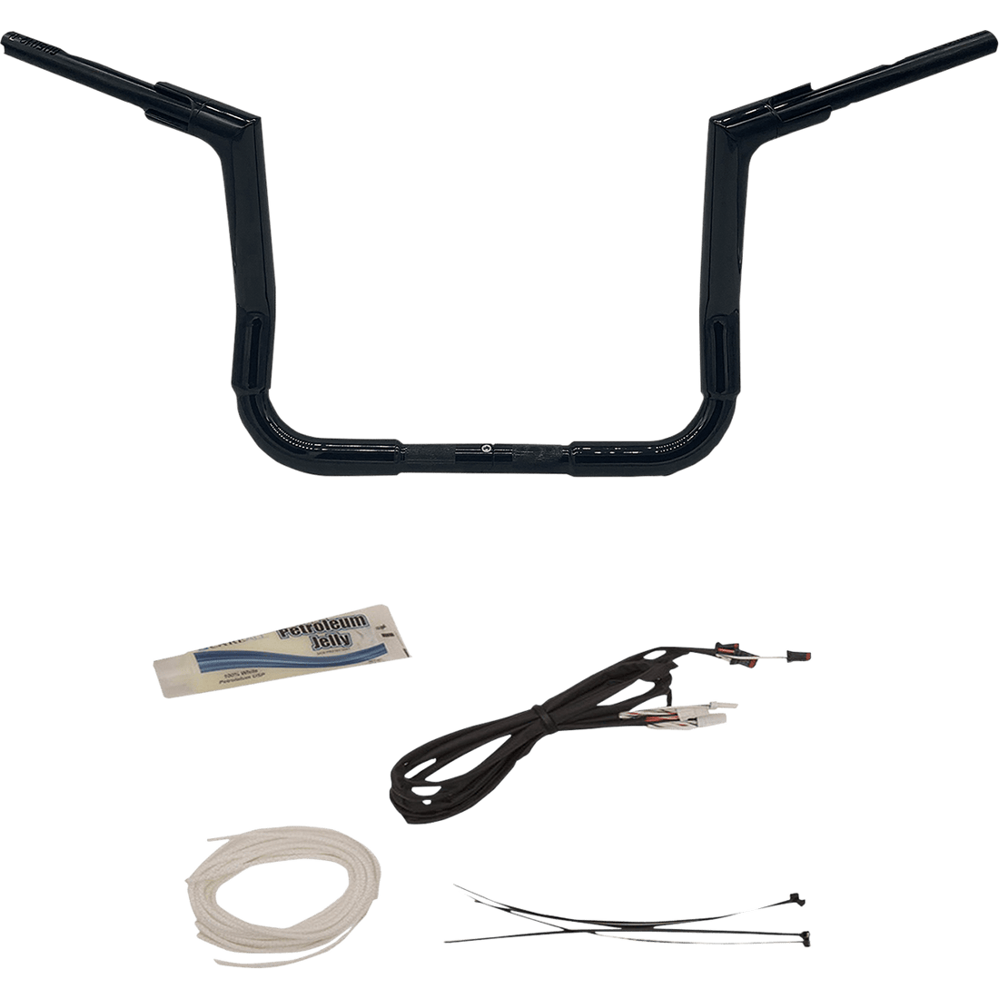 FAT BAGGERS INC. Handlebar Kit Flat Top 12" Black 609212B