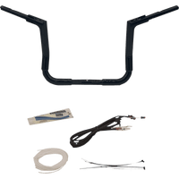 FAT BAGGERS INC. Handlebar Kit Flat Top 12" Black 609212B