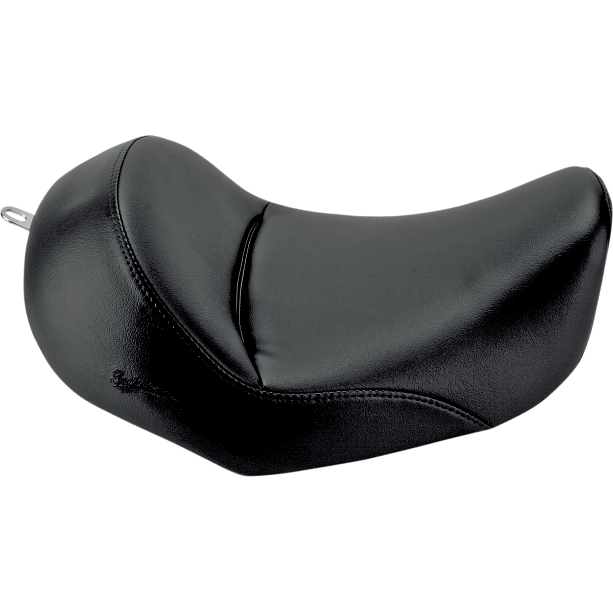 SADDLEMEN Heels Down Solo Seat Without Backrest Plain Black Dyna 806040021