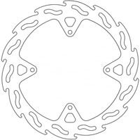 MOTO-MASTER Brake Rotor Rear Flame