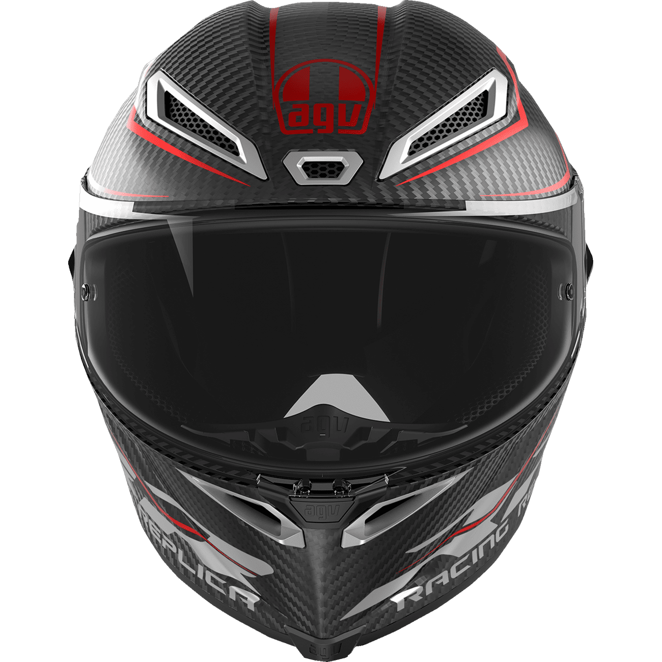 AGV Pista GP RR Helmet Intrepido Matte Carbon/Black/Red Small 2118356002019S