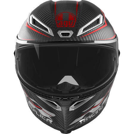 AGV Pista GP RR Helmet Intrepido Matte Carbon/Black/Red Small 2118356002019S