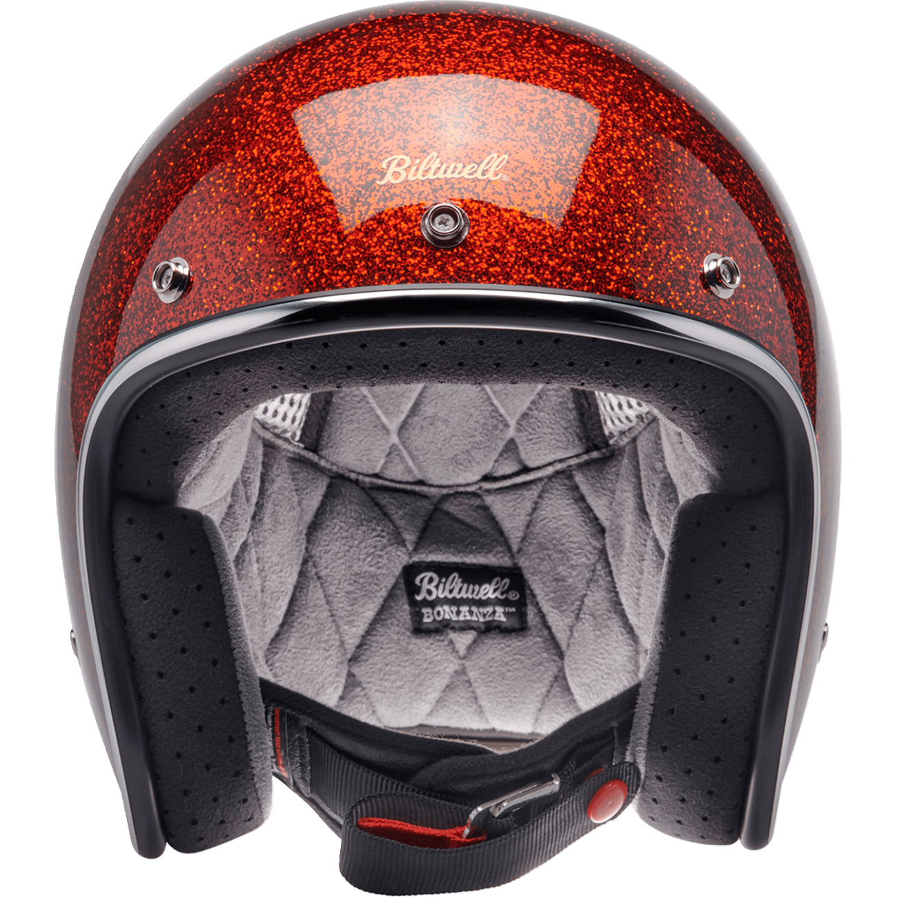 BILTWELL Bonanza Helmet Rootbeer Megaflake XS 1001457201