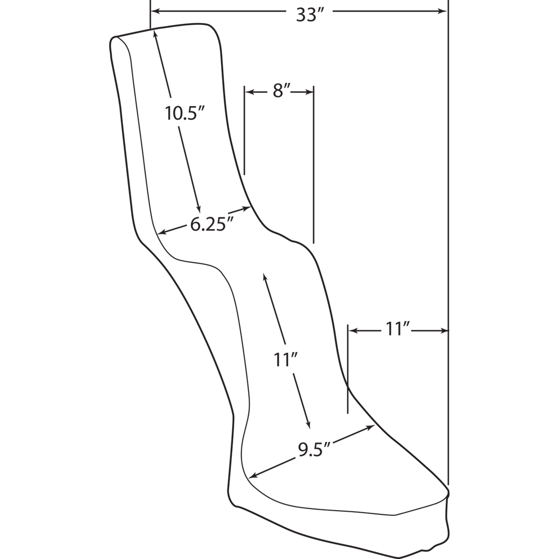 DRAG SPECIALTIES King/Queen Seat Diamond Rigid