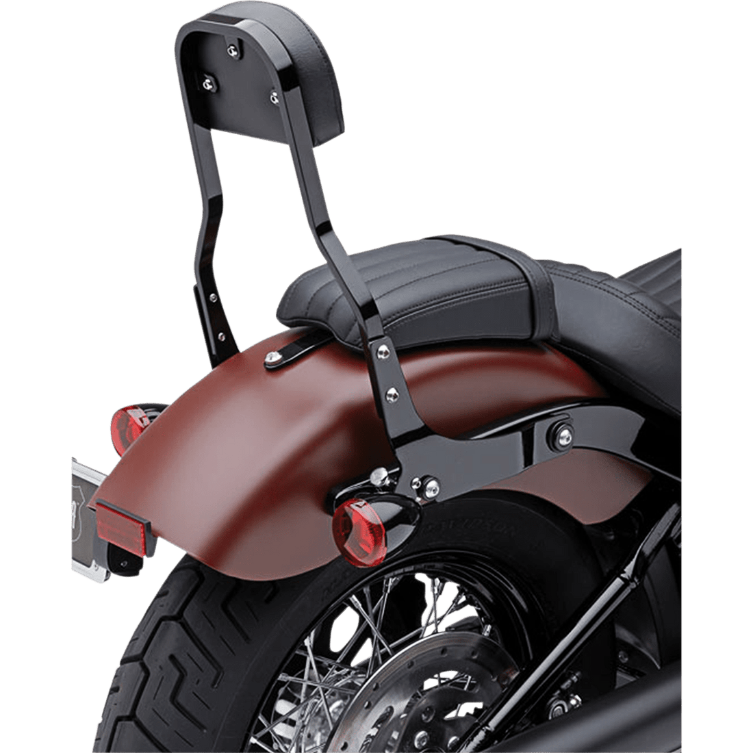 COBRA Backrest Kit 14" Black Softail 6022042B