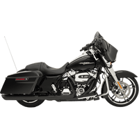 DRAG SPECIALTIES 4" Slashdown Slip-On Mufflers Black