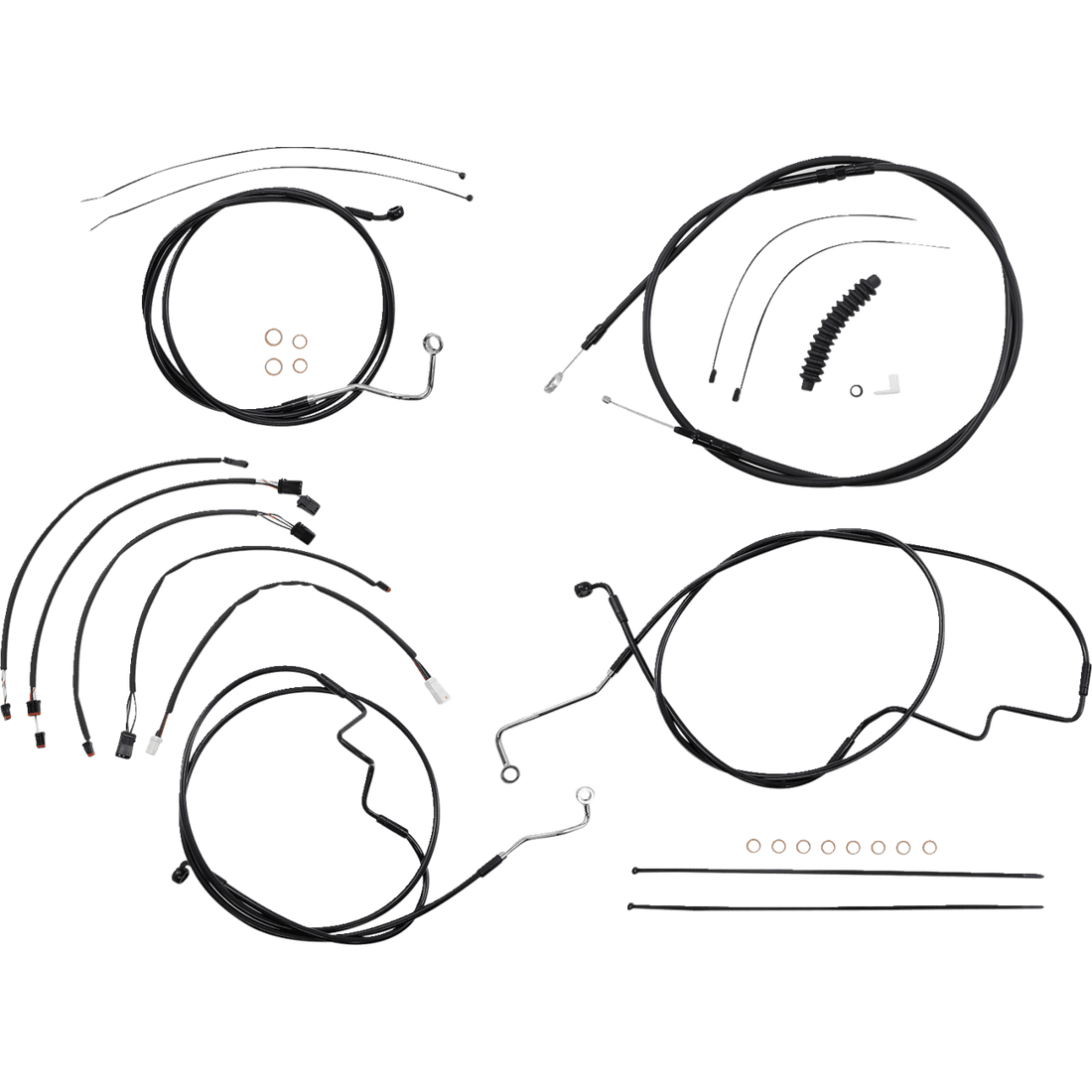 MAGNUM SHIELDING Control Cable Kit XR Black 4861012