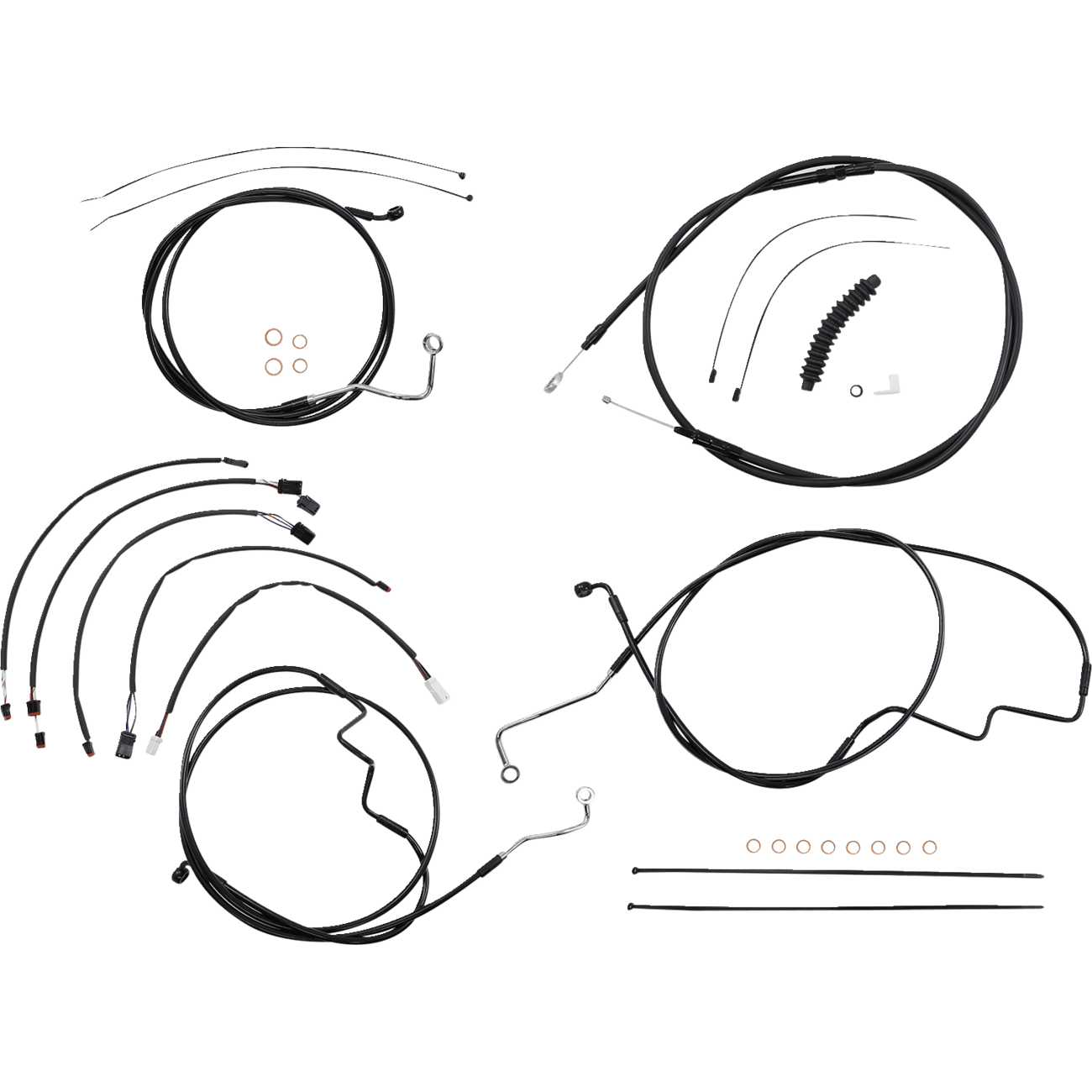 MAGNUM SHIELDING Control Cable Kit XR Black 4861012