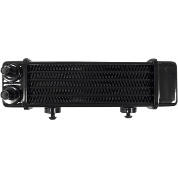 JAGG OIL COOLERS Universal Oil Cooler 6-Row Gloss Black 3090