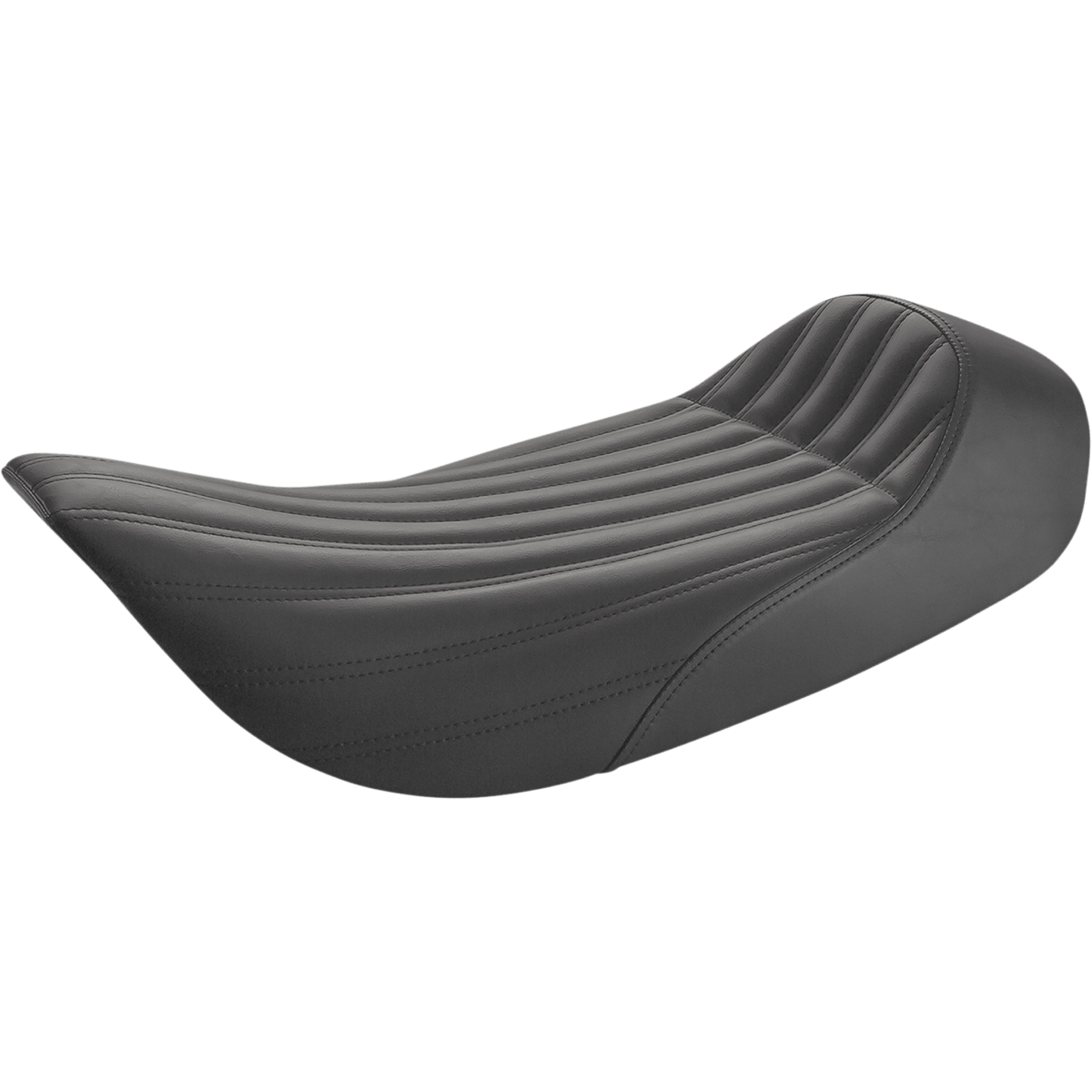 SADDLEMEN Knuckle Solo Seat Ribbed Black 897060023