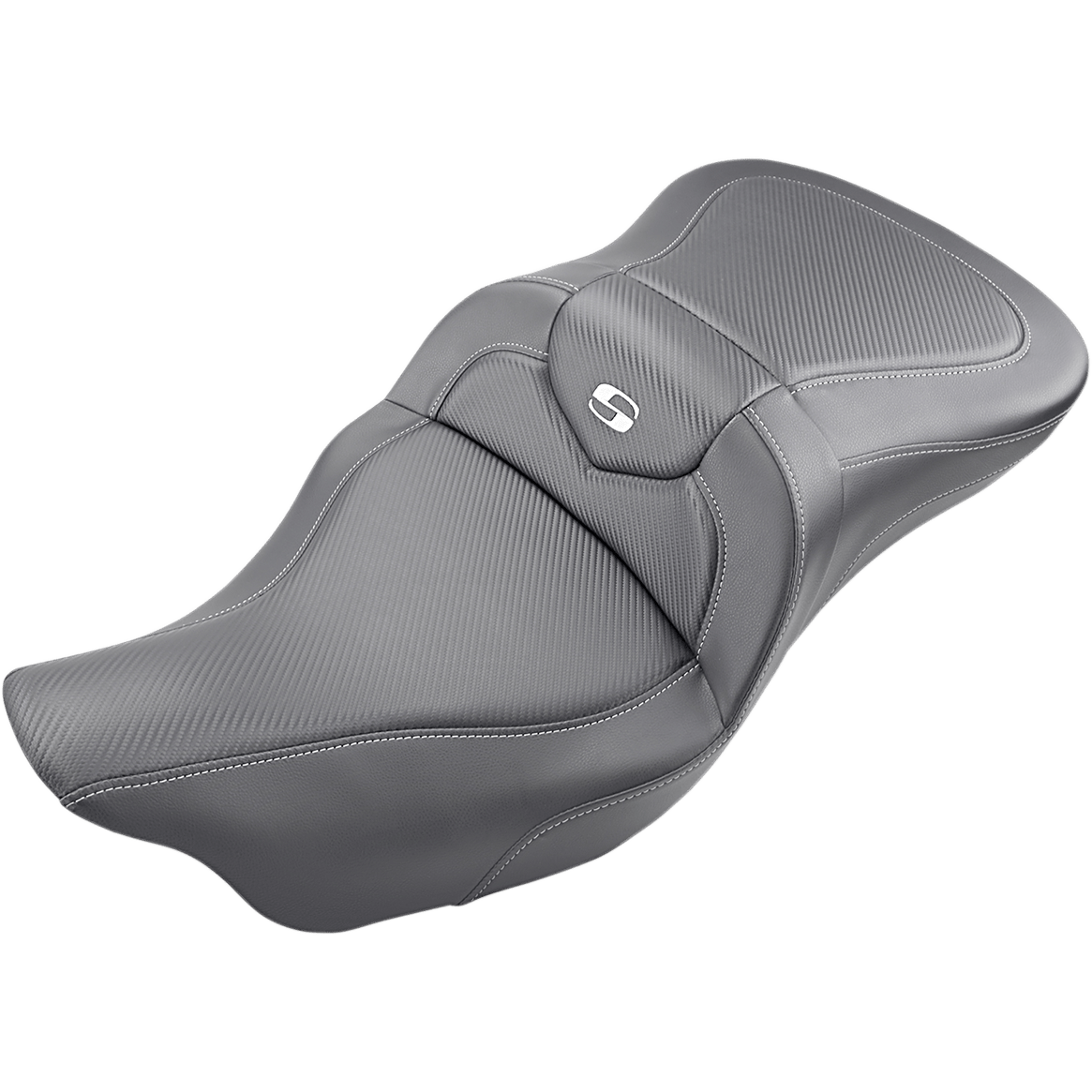 SADDLEMEN Extended Reach Roadsofa™ Seat Carbon Fiber without Backrest '08-'23 FL 80807B186