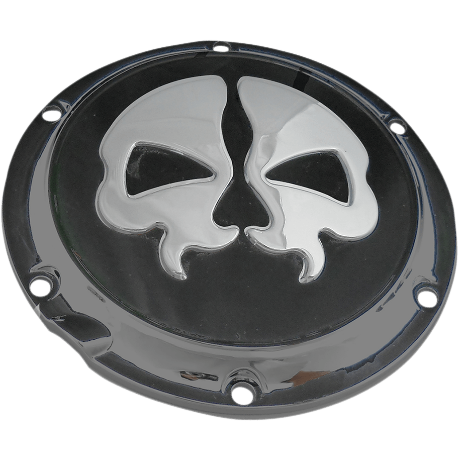 DRAG SPECIALTIES Split Skull Derby Cover Black