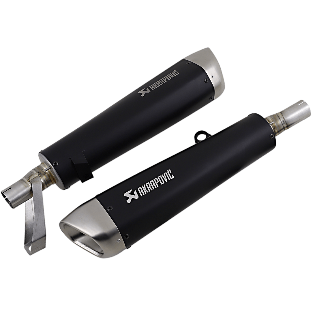 AKRAPOVIC Street Twin Mufflers Titanium ST9SO2HCQTBL