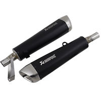 AKRAPOVIC Street Twin Mufflers Titanium ST9SO2HCQTBL