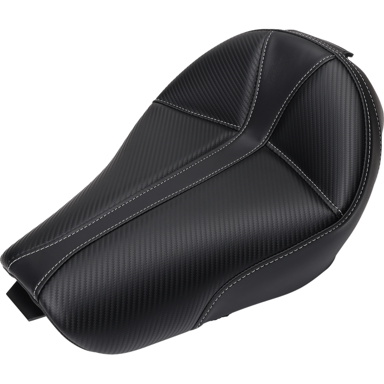 SADDLEMEN Dominator Solo Seat w/o Backrest Black w/ Gray Stitching XL '04-'20 807030042