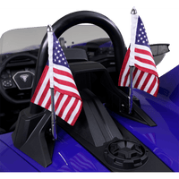 SHOW CHROME Folding Flag Pole Chrome SlingShot 44104