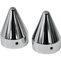 LA CHOPPERS Axle Caps Chrome Spike LA781100