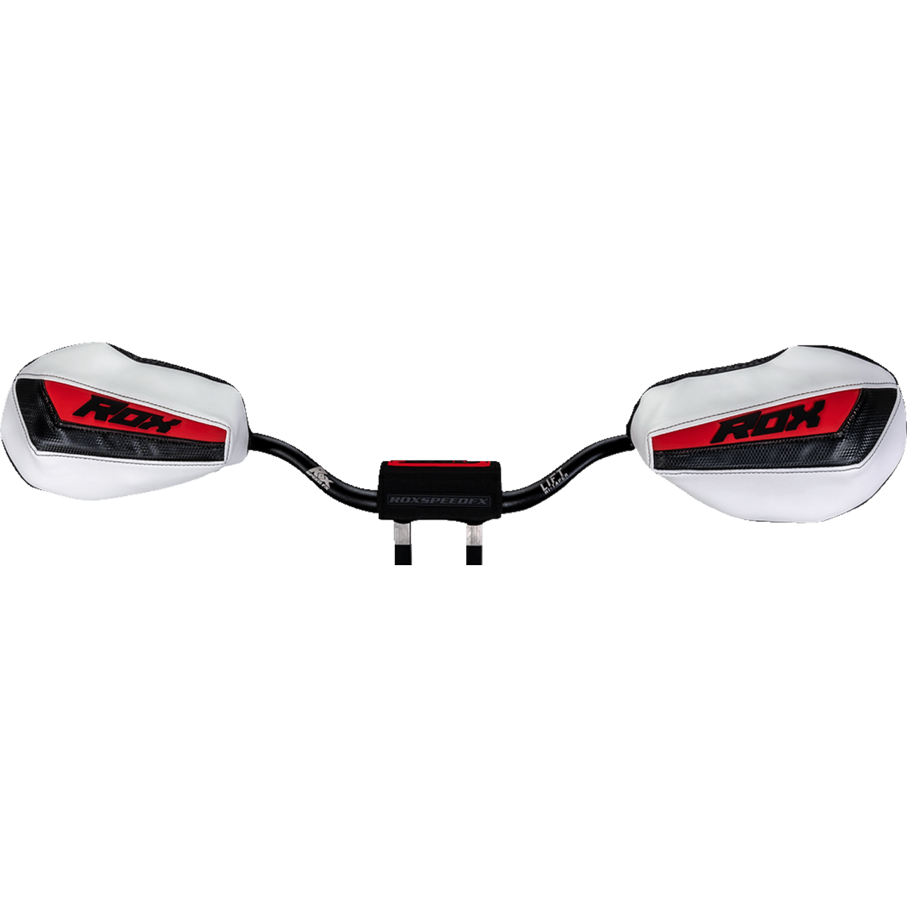 ROX SPEED FX Handguards Generation 3 Flex-Tec Black/White/Red FT3HGBWR