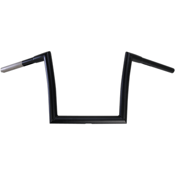 TODD'S CYCLE Handlebar Strip Fat Bobber 1-1/4" 10" Rise Flat Black 06012809